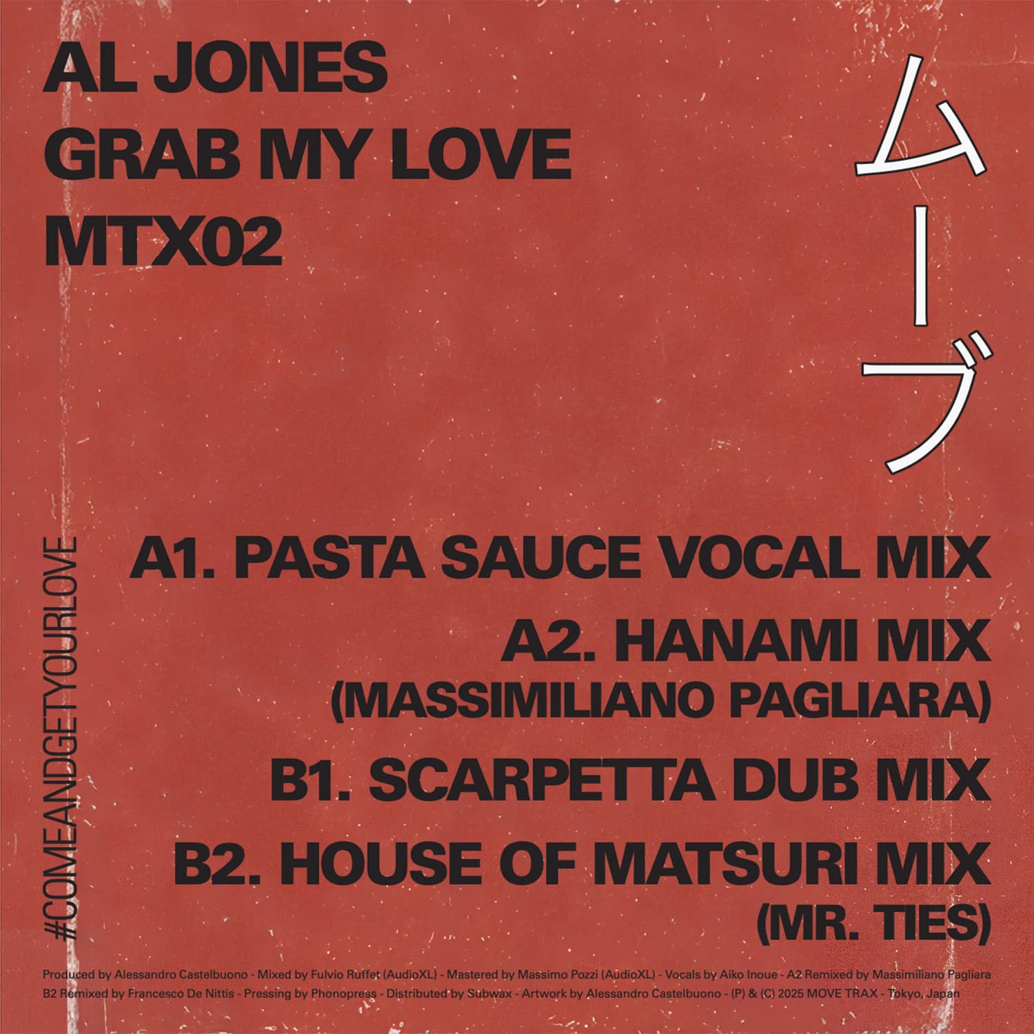Al Jones - Grab My Love (Expected June 2026)